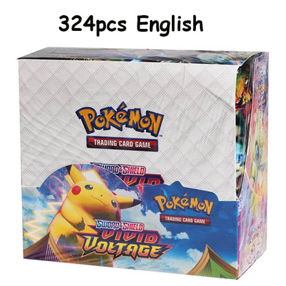 324-Piece Pokémon Cards Set – Sun & Moon XY Evolutions Booster Box, Collectible Trading Card Game Toy for Kids
