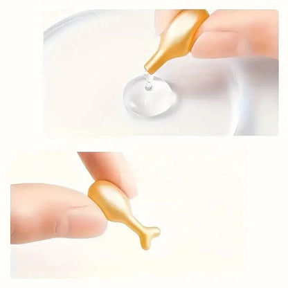 Placenta & Hyaluronic Acid Essence Capsules - Deep Hydration and Nourishing Facial & Neck Skincare for Smooth, Radiant-Looking Skin