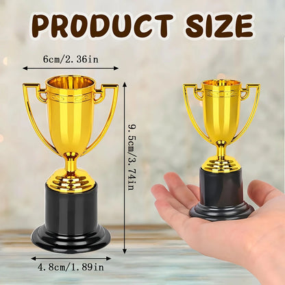 20-Piece Elegant Tower Trophy Awards - Decorative Trophies for Corporate Events, School Competitions, Celebrations, and Gifts