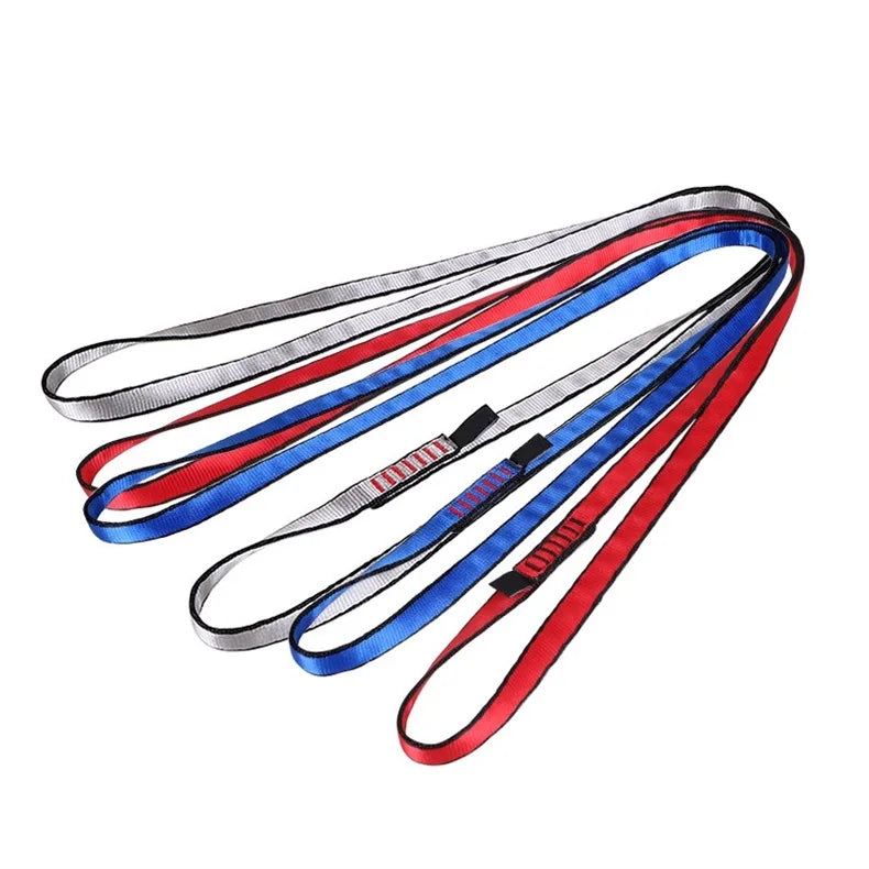 22kN Rock Climbing Sling Belt – High Strength Polyester Protective Belt for Professional Outdoor Equipment