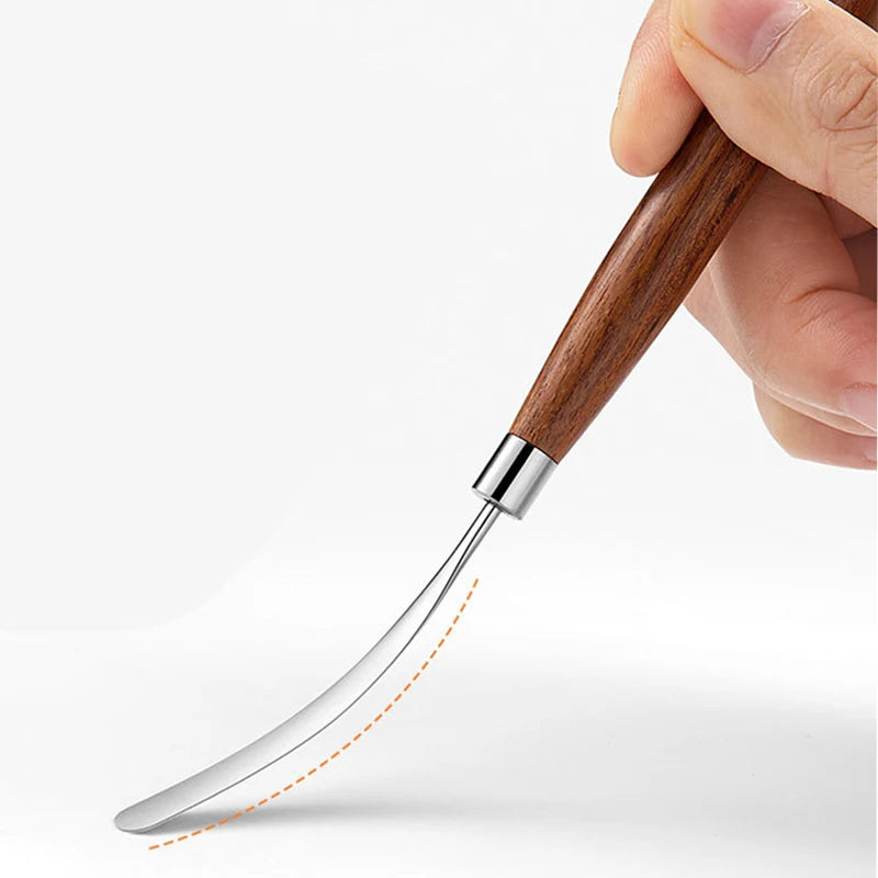 Stainless Steel Nail Art Spatula - Metal Mixing Stick for Pigments, Makeup and Manicure DIY Tools