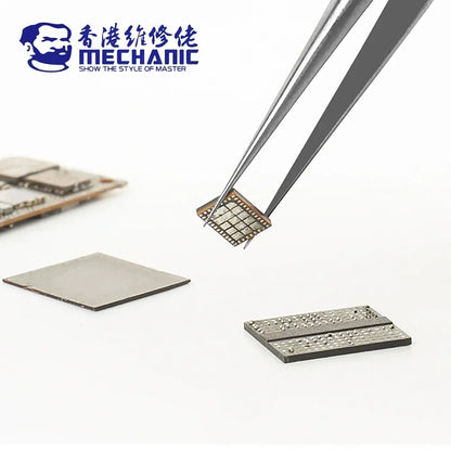 MECHANIC AAA-14/AAA-15 Stainless Steel Ultra Fine Tweezers – High Hardness Precision Tool for SMD, PCB & BGA Motherboard Repair