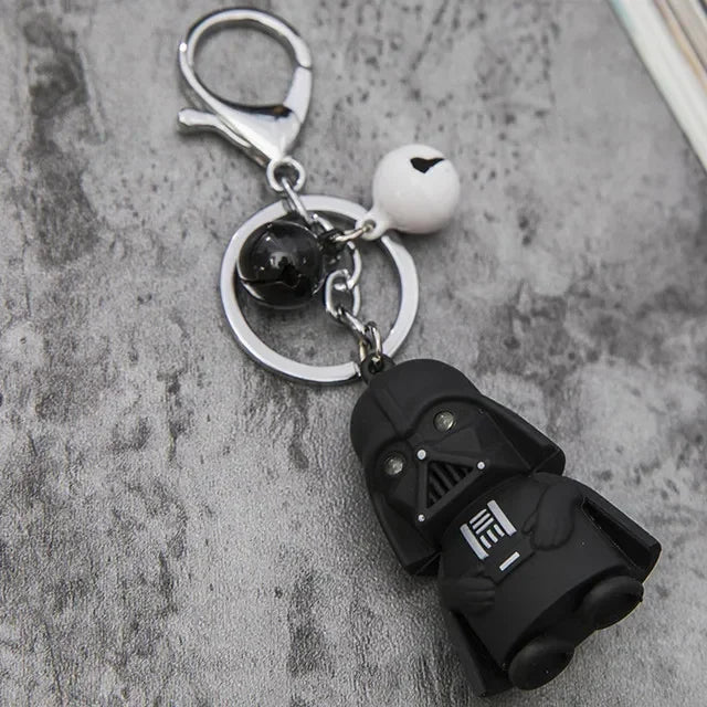 LED Sound Light Darth Vader Keychain – Mini Figurine Gift for Star Wars Fans