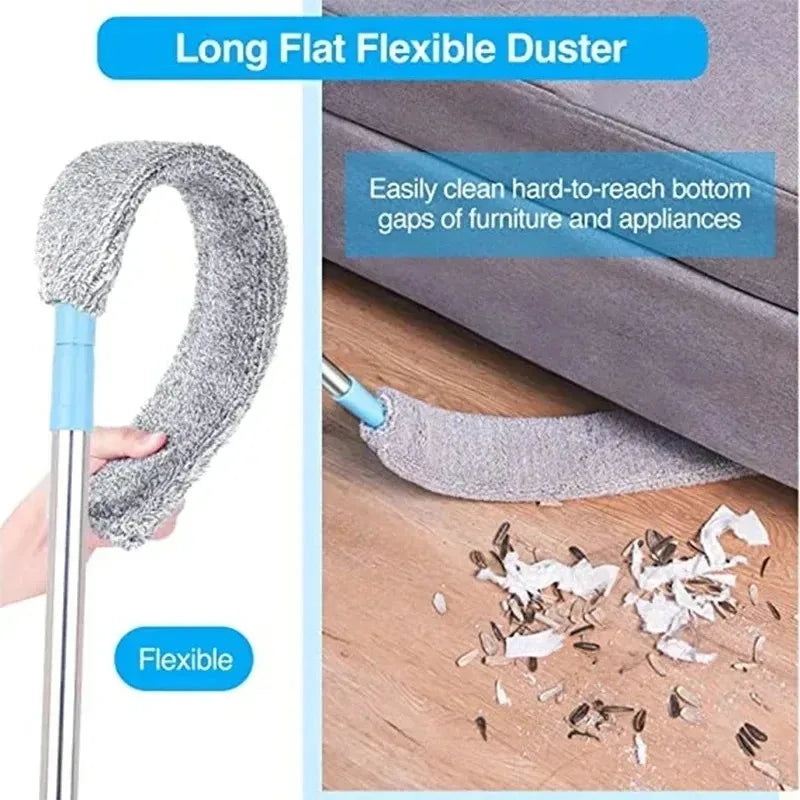 UNTIOR Long Handle Dust Mop – Floor, Ceiling, Sofa & Bed Dust Cleaner Household Cleaning Tool