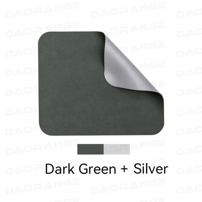 Creative Anti-Slip Leather Mouse Pad – Stylish Gaming & Office Desk Mat for Laptop, PC & MacBook