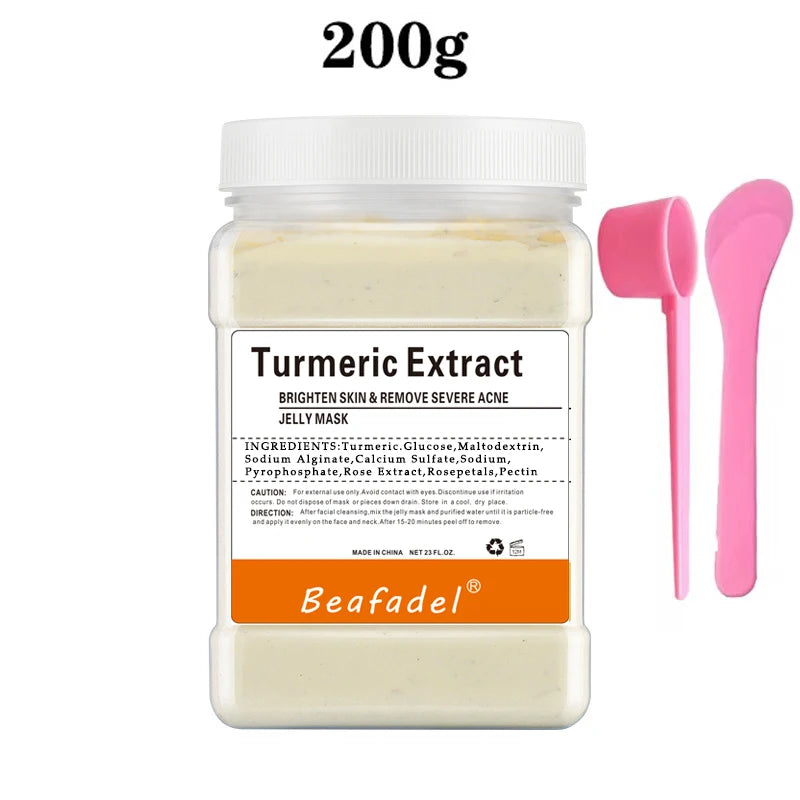 650g Rose Jelly Peel-Off Facial Mask Powder – Collagen Hydroplastic Crystal Skin Care Mask for Face Treatment