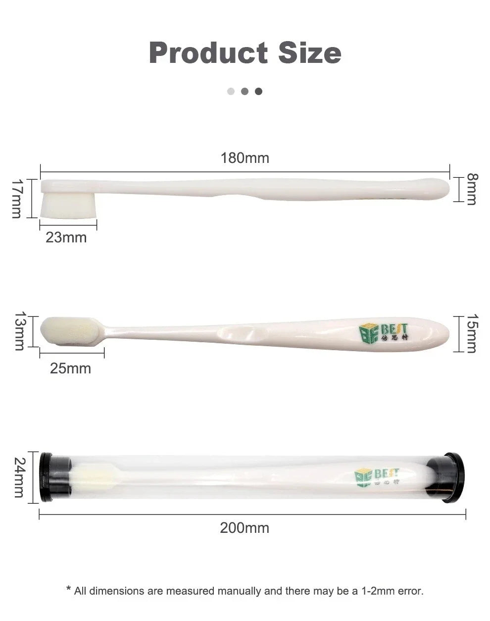 BST-82 PBT Fiber Cleaning Brush – IC Glue Removal and Polishing Tool for PCB, BGA, and Mobile Phone Motherboard Repair