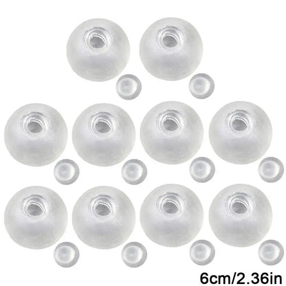 10-Piece Sphere Jewelry Casting Molds - DIY Silicone Ball Molds for Handmade Crafts and Stress Relief Toys