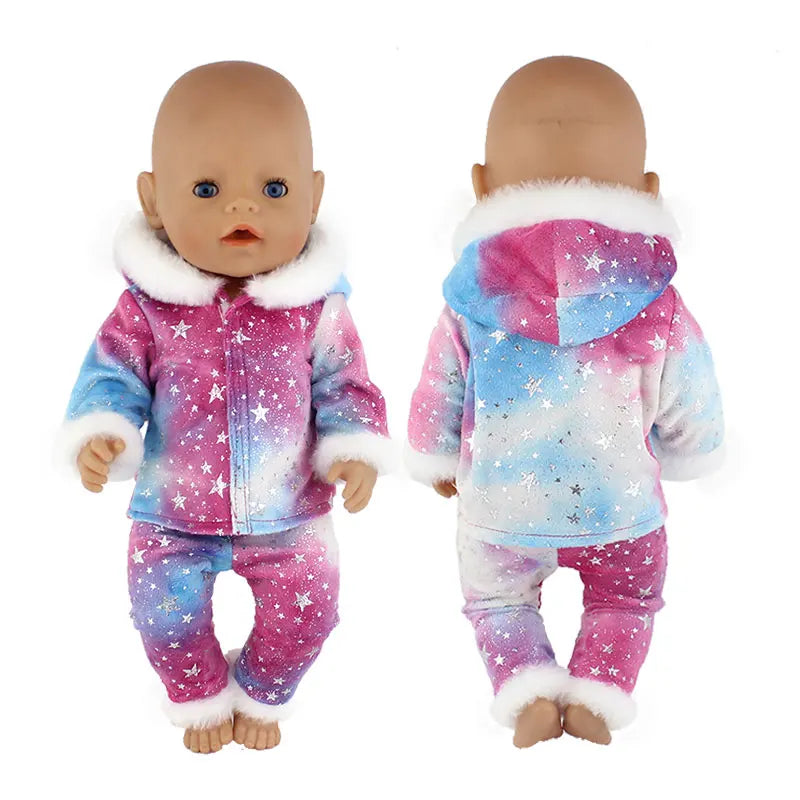 2023 New Doll Outfit Set – Cute Jumpers & Rompers for 17-Inch / 43cm Baby Reborn Dolls
