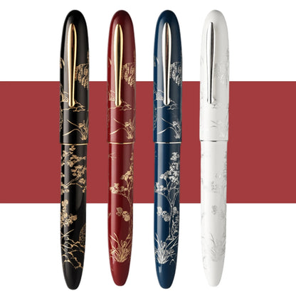 Hongdian N23 Fountain Pen – Rabbit Year Limited Edition, Gold Carving, High-End Writing Pen for Students, Business, and Office Gifts
