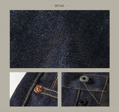 Red Tornado 55501 Men’s Jeans – Relaxed Straight Fit Raw Selvedge Denim Amekaji Style Pants