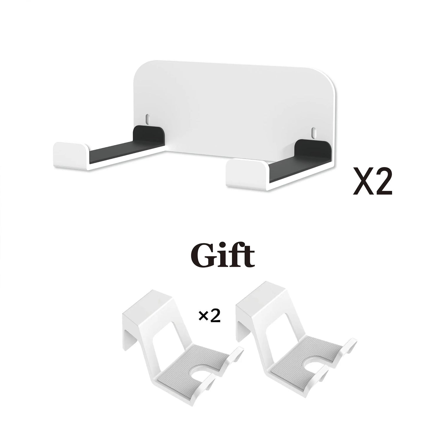 Wall Mount Holder for Xbox Series S — Metal Vertical Bracket for Wall or Under Desk, Console Game Accessories