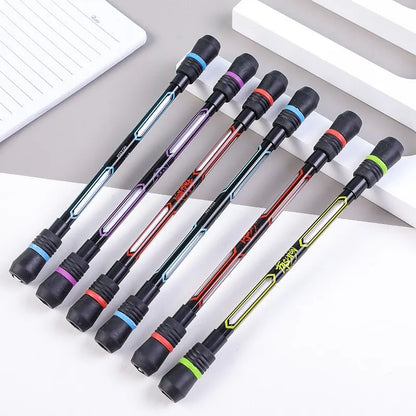 Creative Spinning Pen Hand Spinner Toy - Stress-Relieving Rotating Anti-Slip Writing Pens - 0.5mm Student Stationery (4/2Pcs)
