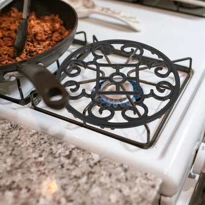 Iron Non-Slip Wok Ring & Pot Rack – Round Stove Pot Holder for Kitchen Cookware Accessories