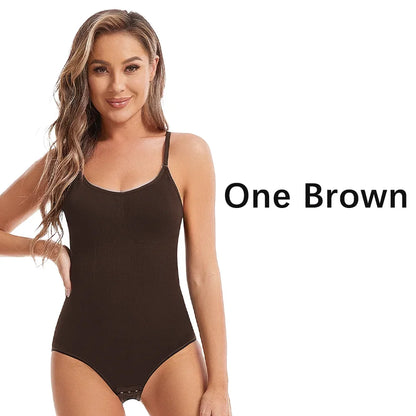 Women Seamless Shapewear Bodysuit - Sexy Slimming Butt Lifter Open Crotch Body Shaper for a Smooth Fit