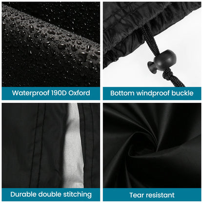Waterproof Mobility Scooter & Wheelchair Cover – 190D Oxford Cloth Dust, Rain, Snow & Sun Protection