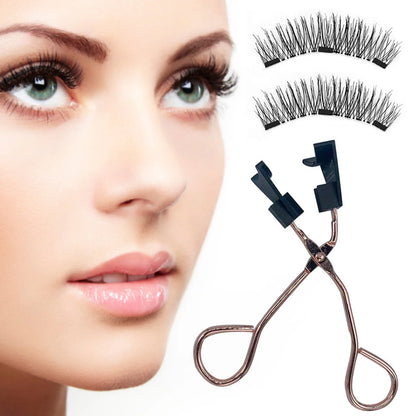 12PCS Magnetic False Eyelashes – Half Lashes Set with Double Box, Mirror & Applicator, Reusable Beauty Makeup