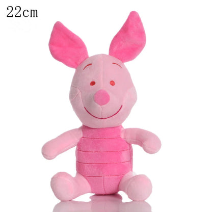 Cute Cartoon Plush Doll — Bear, Donkey, Tigger & Piglet Rag Doll | Soft Sitting Toy for Kids