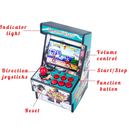 2.8-Inch 16-Bit Mini Handheld Video Arcade Console - Portable Gaming System with 150+ Classic SEGA Retro Games Built-In
