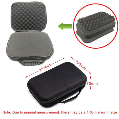 DIY Foam Hard Carry Case Storage Bag – Shockproof Travel Zipper Organizer for Camera & Outdoor Tool Accessories