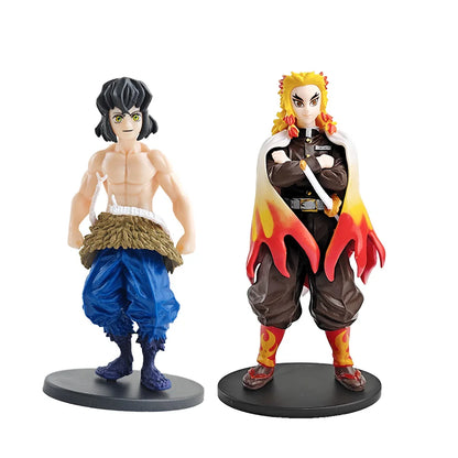Demon Slayer Kimetsu No Yaiba Action Figures – Tanjirou, Zenitsu & Nezuko PVC Model Toys