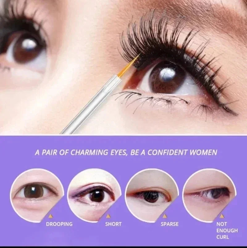 Fast Growth Eyelash Serum – Lengthening, Thickening & Curling Lash Treatment for Natural Lash Lift