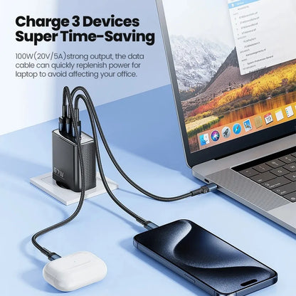 Toocki 67W GaN USB-C Charger — Digital Display Quick Charge PD PPS QC4.0 for MacBook, Laptop, iPad, iPhone 15/14