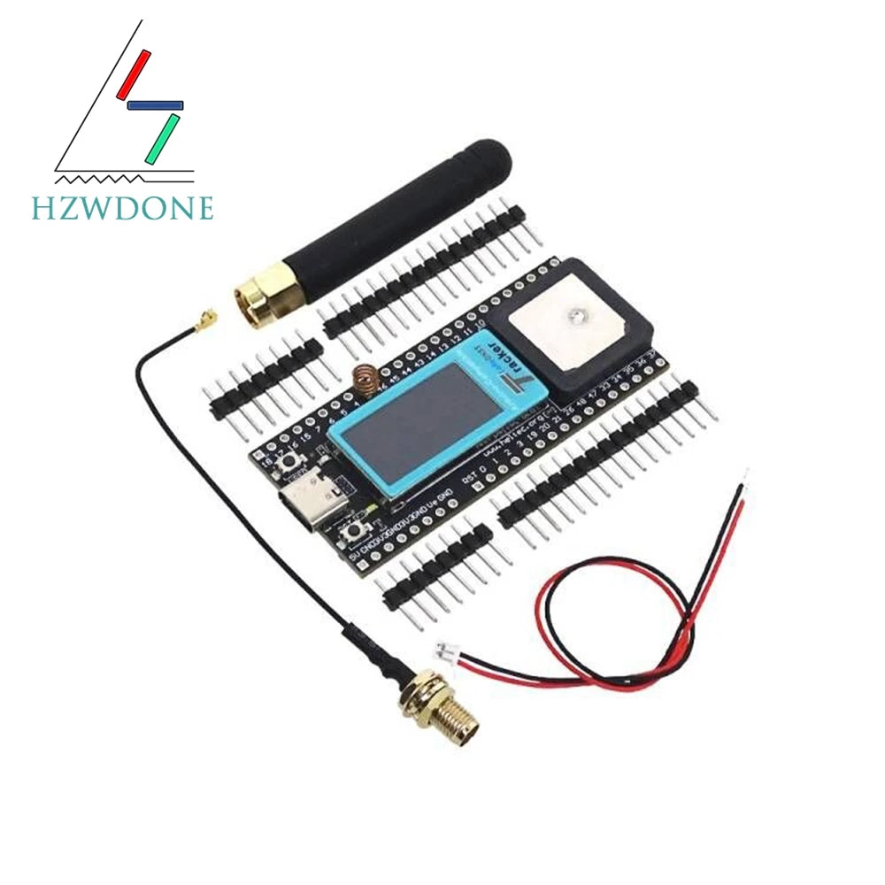 Heltec ESP32 LoRa Meshtastic Tracker – SX1262 Wi-Fi, Bluetooth & GPS Asset Tracker for Vehicles, Bikes, Pets & Kids