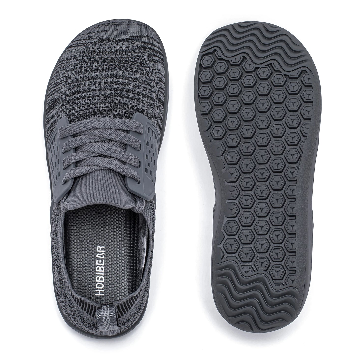 HOBIBEAR Men's Wide Minimalist Barefoot Walking Sneakers – Zero Drop Sole