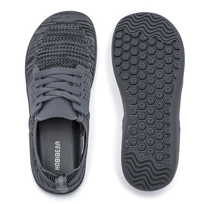HOBIBEAR Men's Wide Minimalist Barefoot Walking Sneakers – Zero Drop Sole