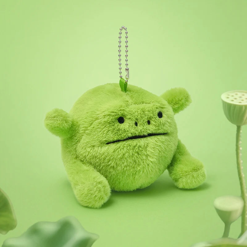 10cm Cute Animal Plush Keychains – Penguin, Frog, Bear & Turtle Soft Toy Charms for Bags, Perfect Birthday Gift for Kids & Women