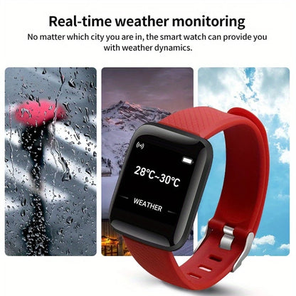 Smart Watch for Men & Women – Fitness Tracker Smartwatch with Message Notifications, Heart Rate Monitor, Electronic Wristwatch for Android & iOS, Birthday Gift Bracelet Style Watch