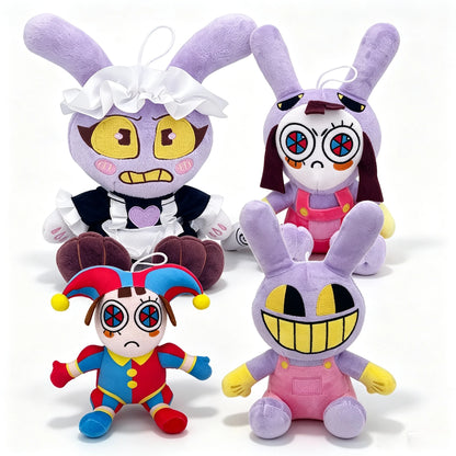 Amazing Digital Circus Clown Rabbit Plush Toy – Soft Stuffed Doll for Collectors and Gifts