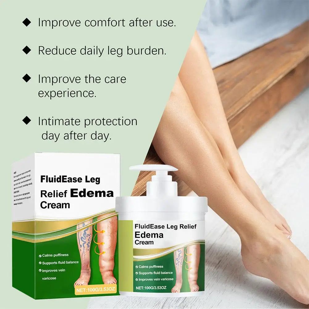 Leg Therapy Massage Cream – 100g Lymphatic Massage & Leg Care Cream for Men and Women