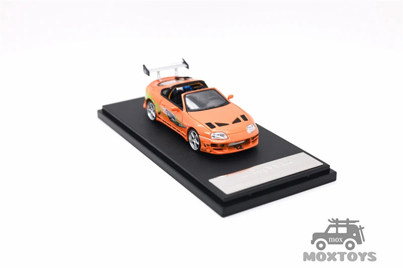 Preorder FS 1:64 Supra Targa A80 Bomex FNF Orange – Limited Edition Diecast Model Car