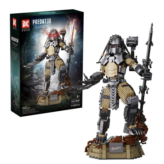 Predator MOC Building Blocks – 978PCS Alien Movie DIY Mini Figure Toy for Kids Birthday Gift