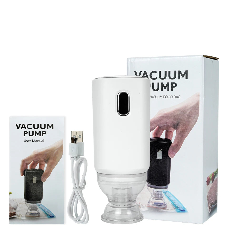 USB Rechargeable Electric Air Pump: One-Key Quick Pumping for 3D Printer Filament Vacuum Bag - Multi-Application Use