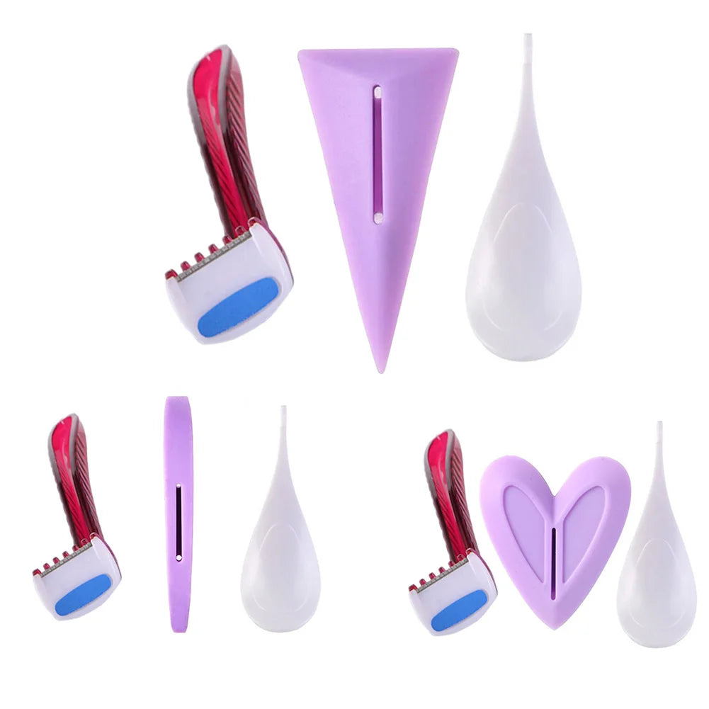 Women’s Bikini Shaving Stencil — Precision Razor for Female Pubic Hair Removal