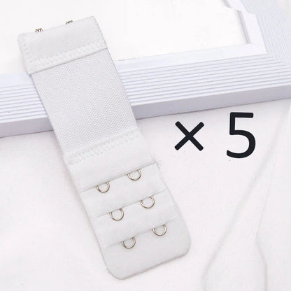 5PCS Women’s Bra Extender Set – Elastic Adjustable Strap, Hook Clip Expander for Bra & Intimates Accessories