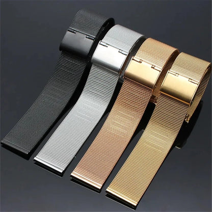 Samsung Galaxy Watch Case & Strap Set – Stainless Steel Band with Screen Protector for Watch 4/5/6, 40mm/44mm/45mm & Watch 5 Pro/6 Classic