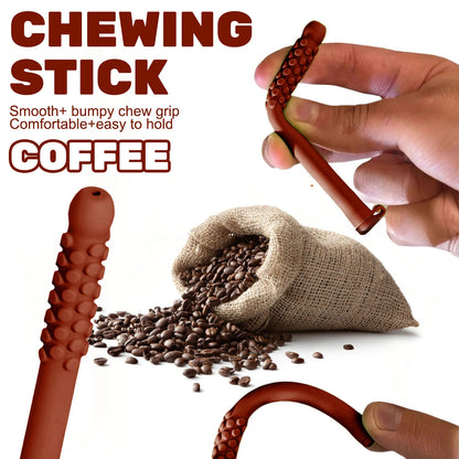 Silicone Aromatherapy Chew Stick - Essential Oil Diffuser Breathing & Stress Relief Tool