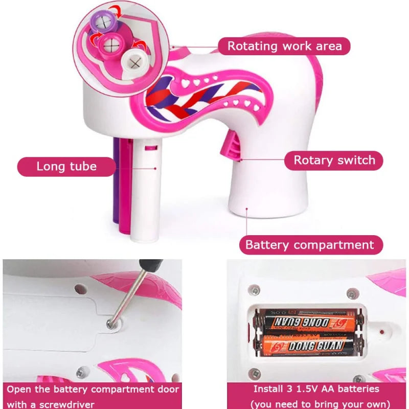 Automatic Hair Braiding Machine for Kids - Mini Electric Three-Strand Braided Hair Styling Tool