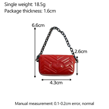 1:12 Dollhouse Miniature Shoulder & Crossbody Bags – Decorative Toy Accessories for Dollhouse Collectors