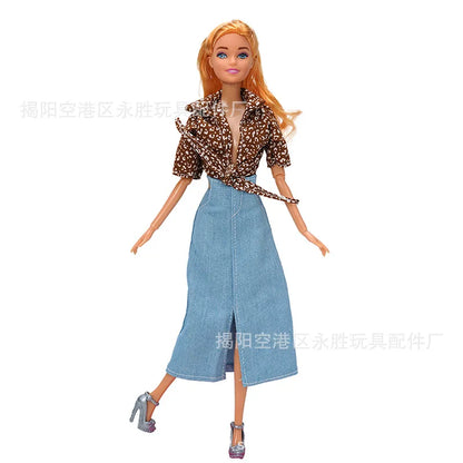New Doll Clothes for 30cm Barbie – BJD Doll Outfit Accessories for Girls DIY Toy