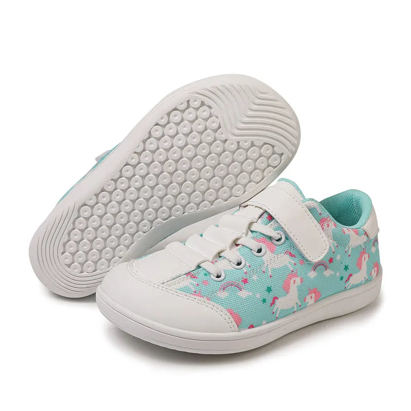 Children's Wide Barefoot Shoes – Anti-Slip Sports & Casual Shoes for Boys and Girls