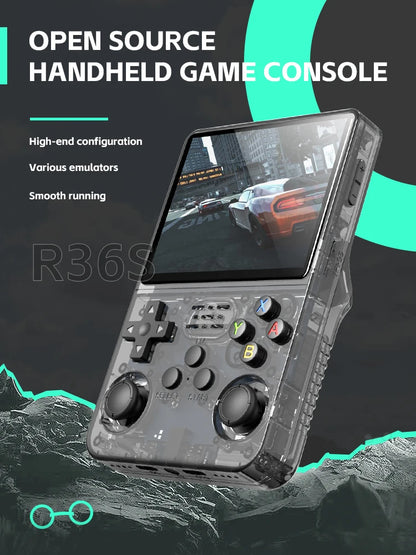Data Frog R36S Retro Handheld Video Game Console: Linux System, 3.5 Inch IPS Screen - R35S Plus Portable Pocket Video Player, Enjoy Retro Gaming Anywhere!
