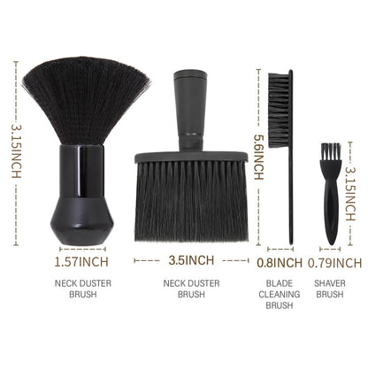 11pcs/15pcs Barber Salon Cloak Set – Adjustable Stylist Cape with Neck Buckle, Dust Removal Brush & Comb