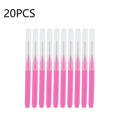 10/20/50PCS Mini Eyebrow & Lash Brushes – Disposable Bendable Brow Perm & Micro Eyelash Applicator Tools