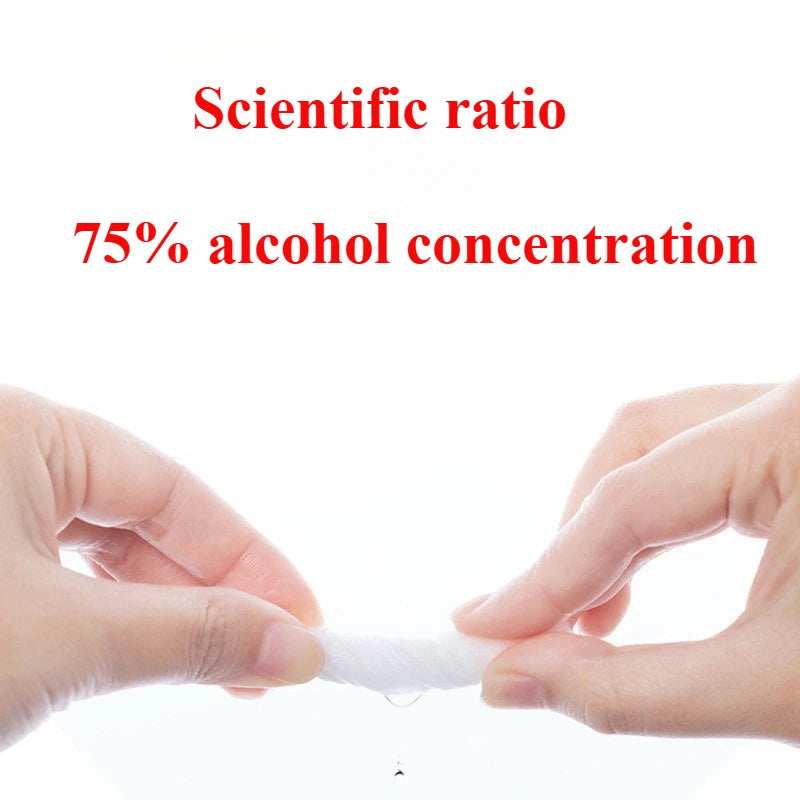 75% Alcohol Prep Pads – Disposable Wound Disinfection Swabs for First Aid Kits and Emergency Preparedness