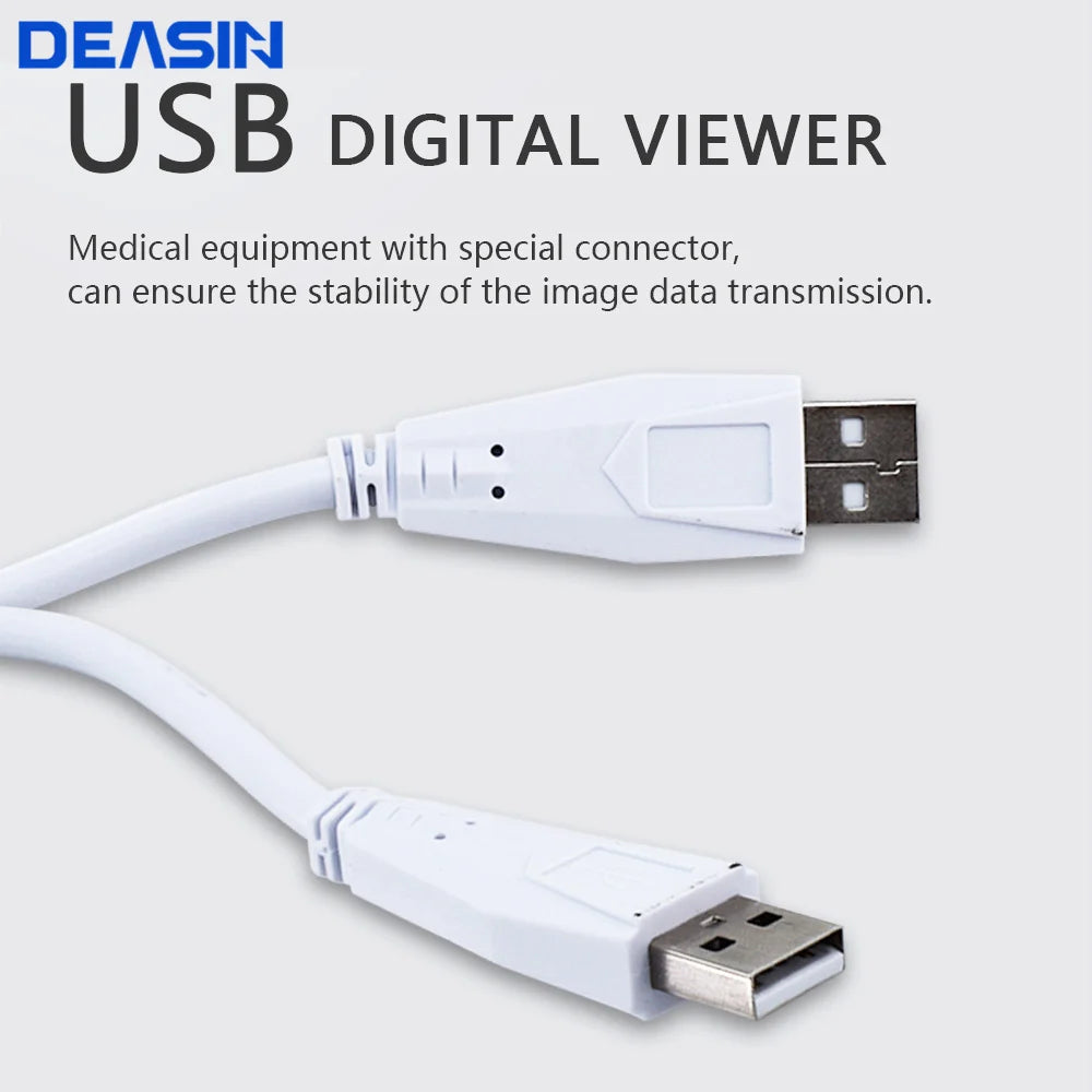 DEASIN USB HD Oral Camera – Digital Intraoral Viewer with 6 LED Lights for Dental Examination
